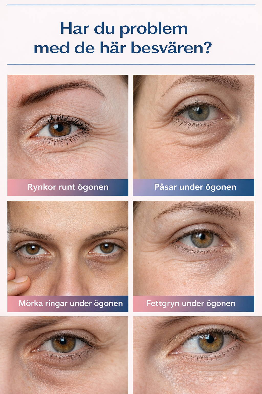Electronic eye patches with red light and microcurrent – for dark circles