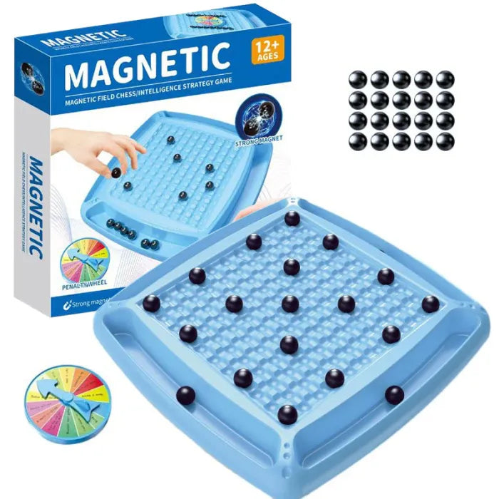 Magnetic Family Game – Magnetic Balls + Challenge Wheel