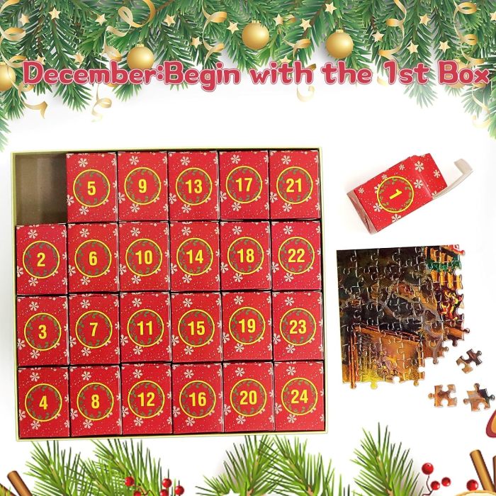Adventskalendrar 2025 för hela familjen – Stitch, Fotboll, Pussel & Kristaller
