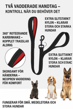 Reflexkoppel med dubbla handtag