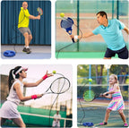 Portabel tennistränare med reboundboll