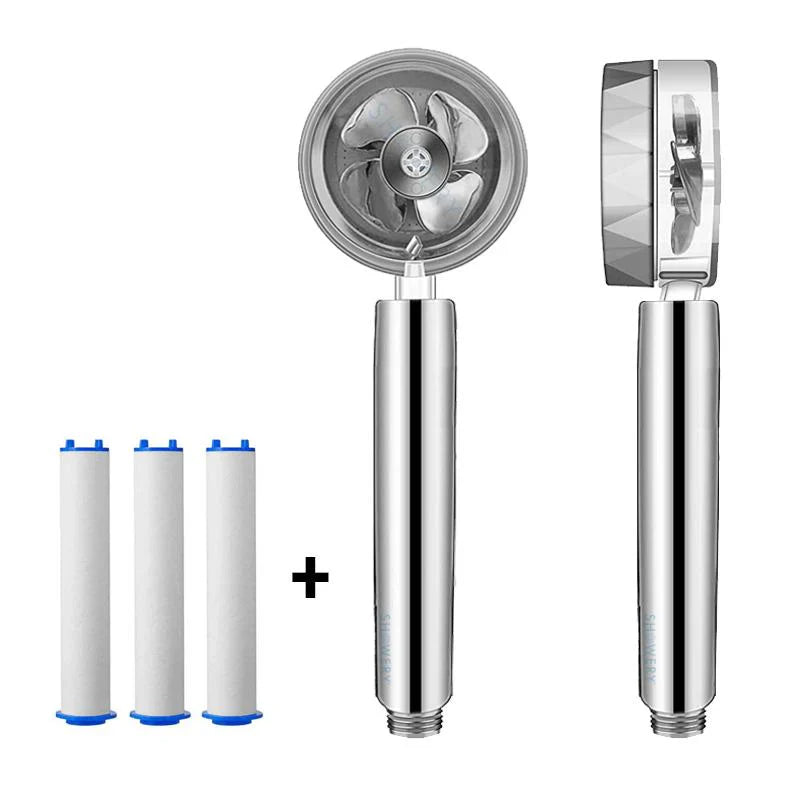 Turbo Duschmunstycke – Komplett Set med 3 Filter